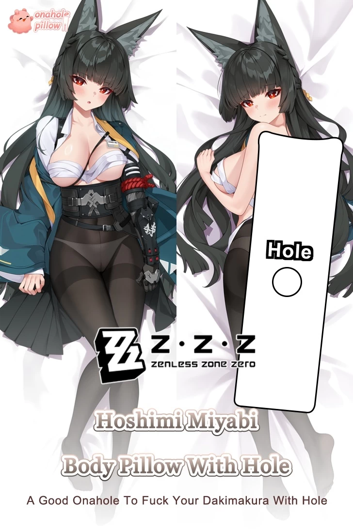Hoshimi Miyabi Zenless Zone Zero Full Body Dakimakura Onahole Pillow