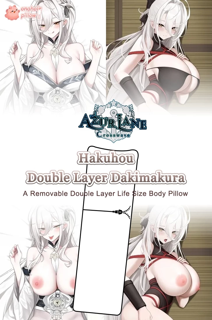 Hakuhou Azur Lane Double Layer Reversible Body Pillow