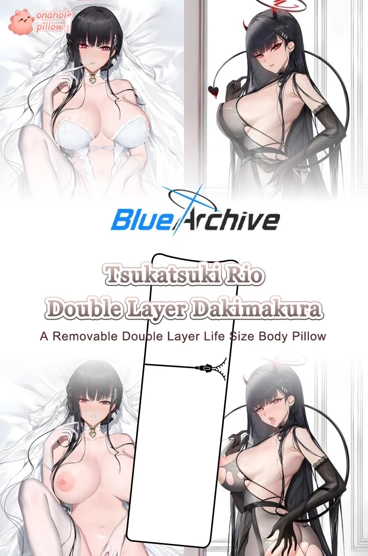 Tsukatsuki Rio Blue Archive Dual Layer Reversible Pillow