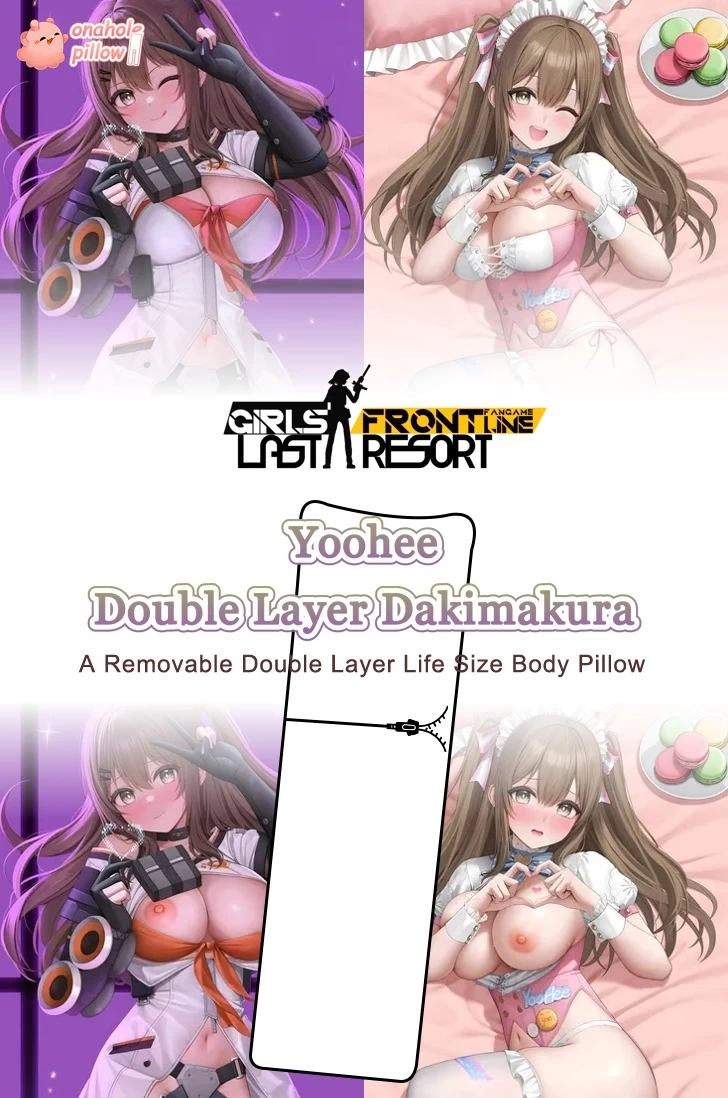 Yoohee Girls Frontline Detachable Double Layer Body Pillow