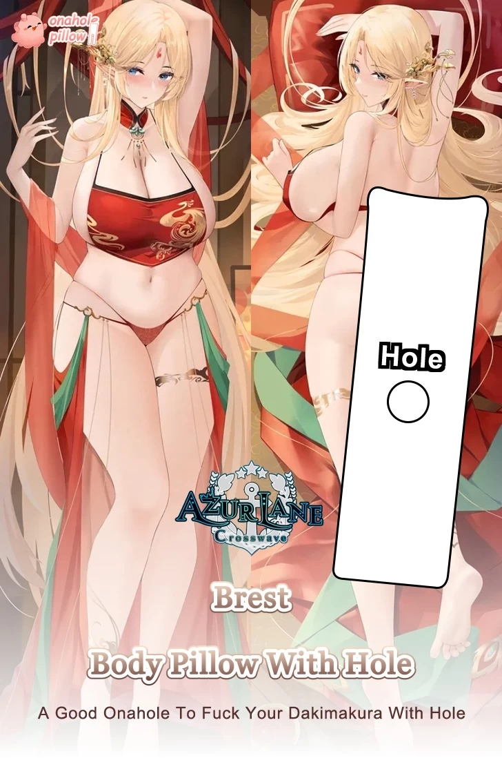 Brest Azur Lane Full Body Onahole Body Pillow with Hole