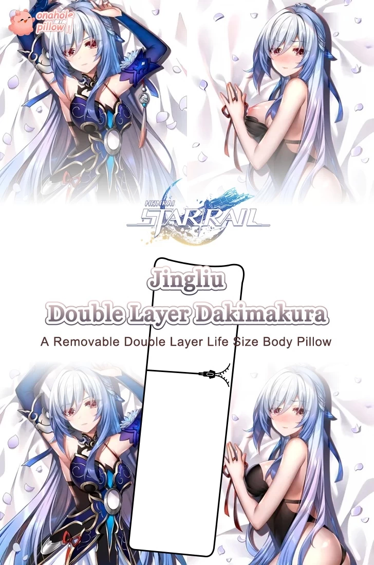 Jingliu Honkai Star Rail Detachable Double Layer Body Pillow