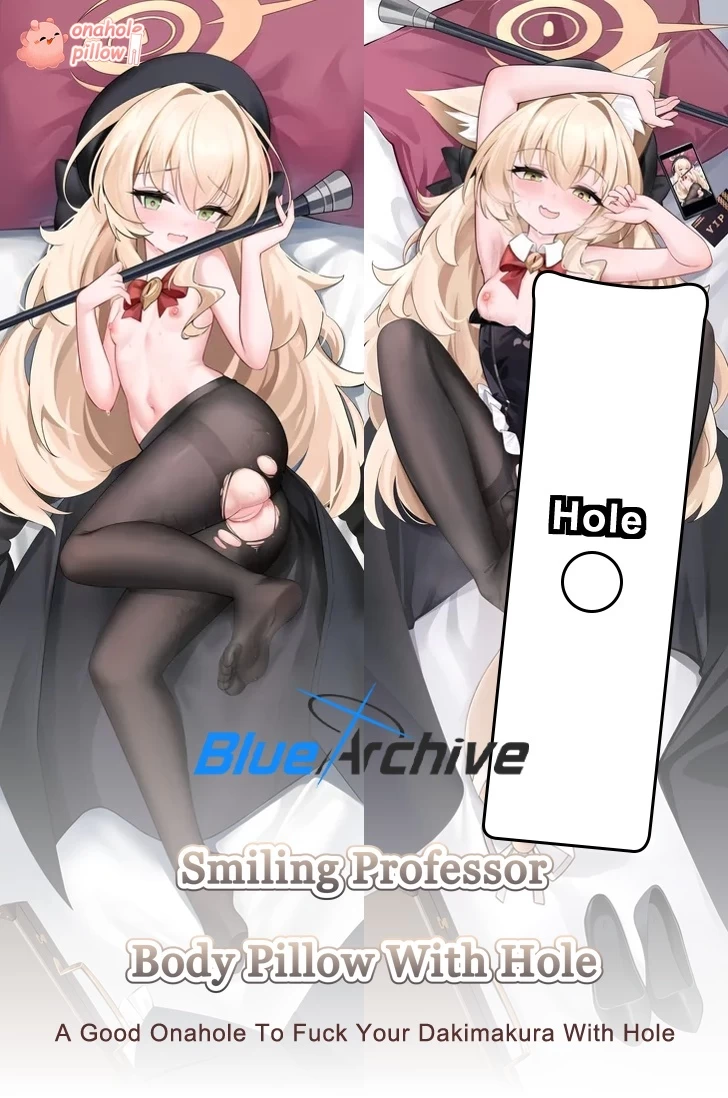 Smiling Professor Blue Archive Full Body Onahole Dakimakura Pillow