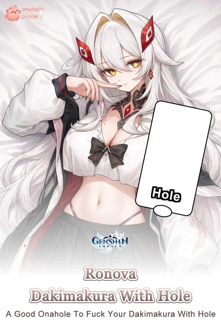 Ronova Genshin Impact Half Body Onahole Pillow with Hole
