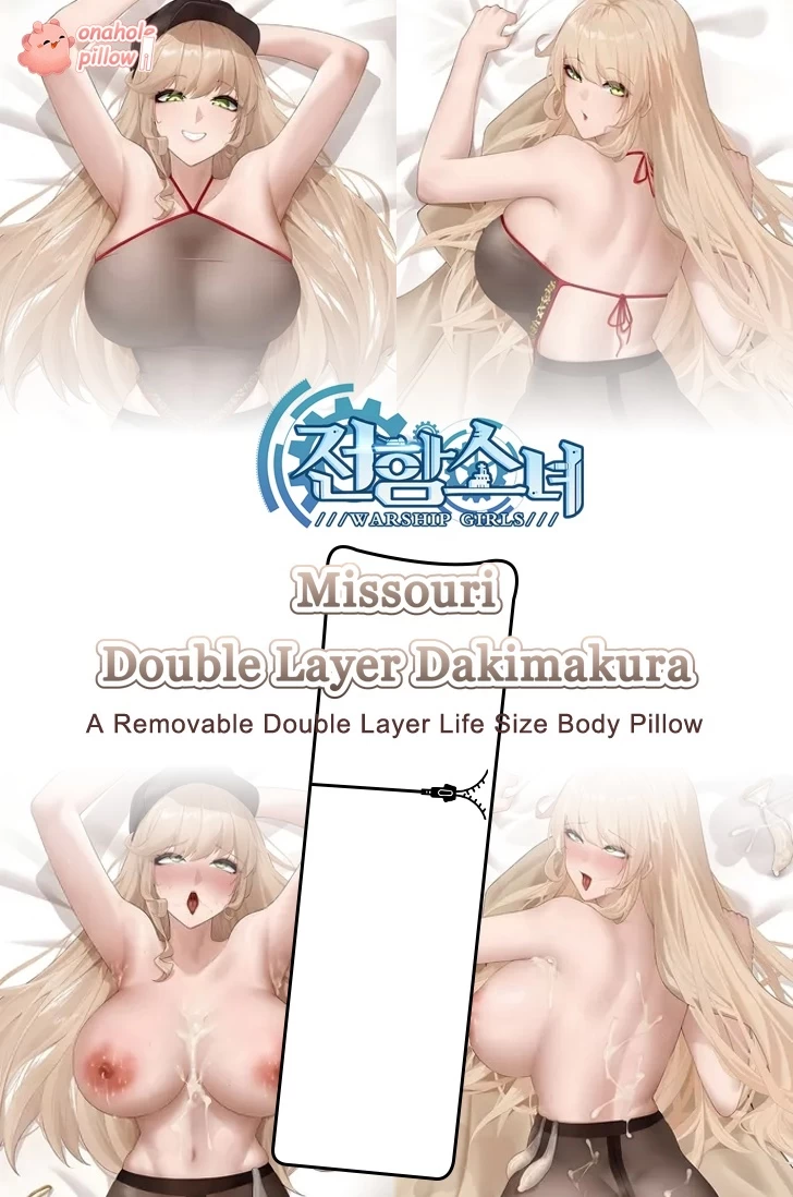 Missouri Warship Girls Double Layer Reversible Body Pillow