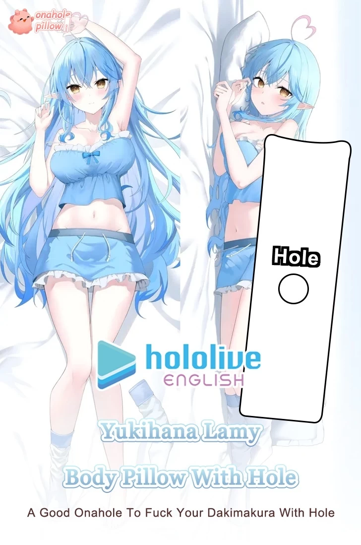 Yukihana Lamy Hololive Full Body Pillow with Onahole Anime Dakimakura