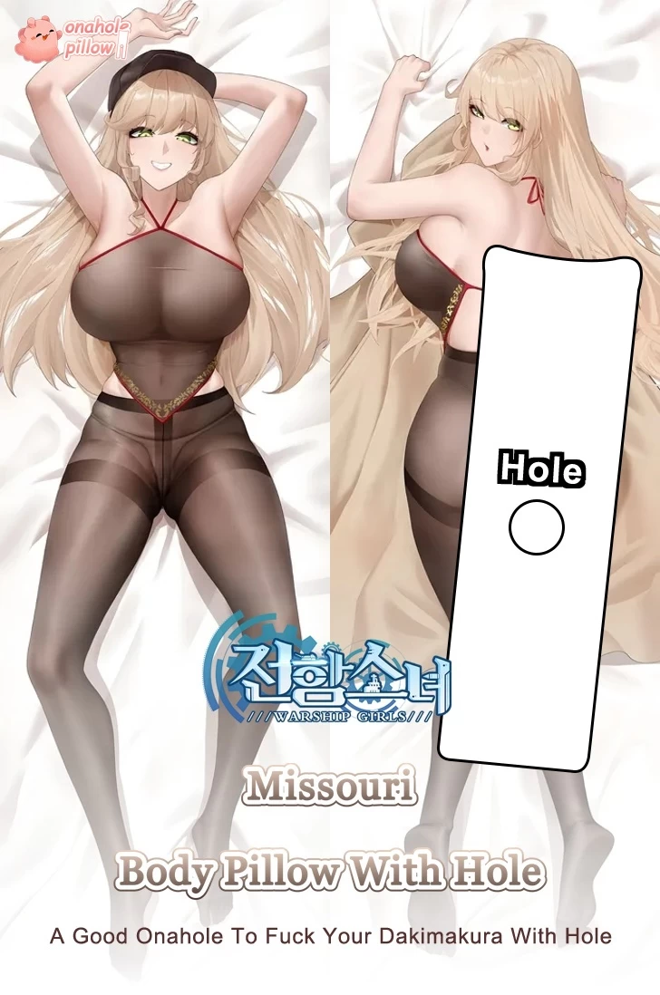 Missouri Warship Girls Full Body Onahole Dakimakura Pillow
