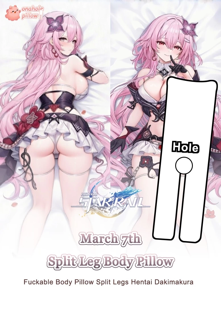 March 7th Honkai Star Rail Split Leg Body Pillow with Hole