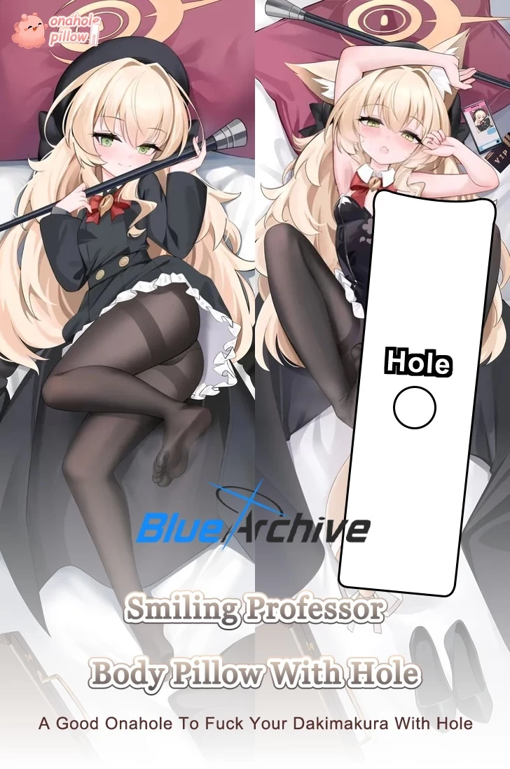 Smiling Professor Blue Archive Full Body Onahole Body Pillow with Hole