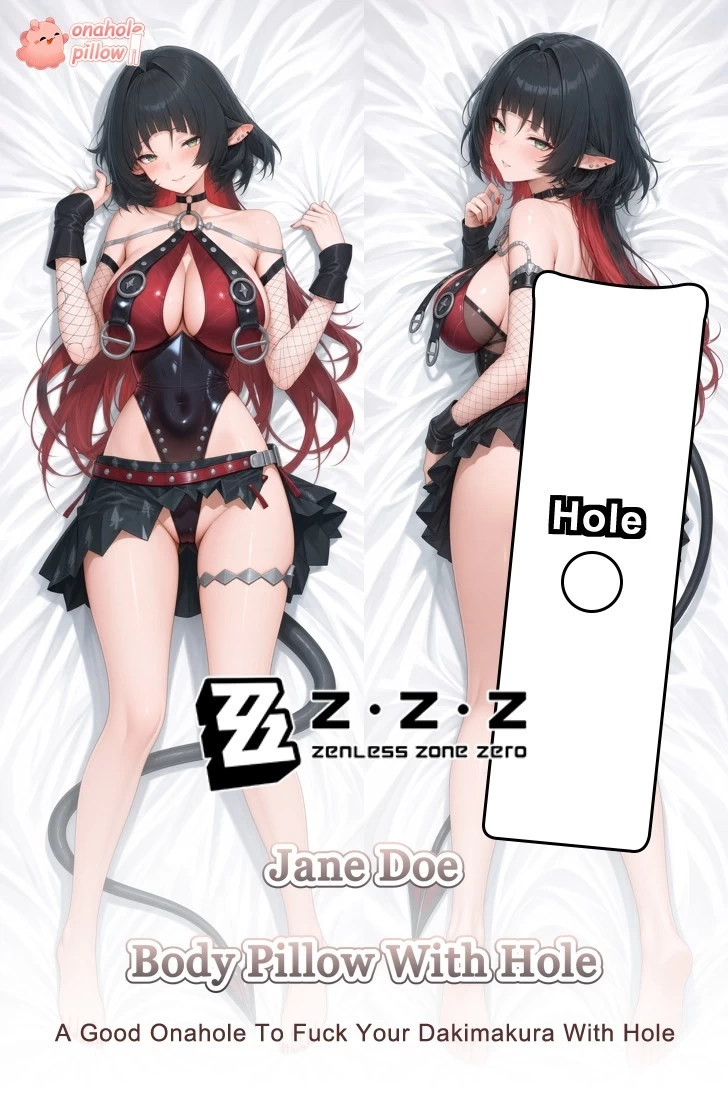 Jane Doe Zenless Zone Zero Full Body Fuckable Dakimakura with Hole