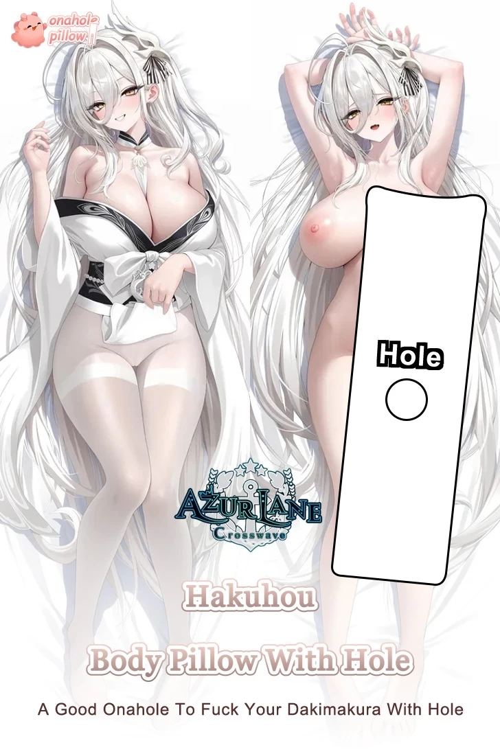 Hakuhou Azur Lane Full Body Onahole Dakimakura Pillow