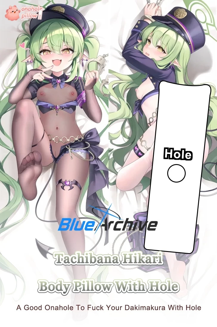 Tachibana Hikari Blue Archive Full Body Dakimakura Onahole Pillow