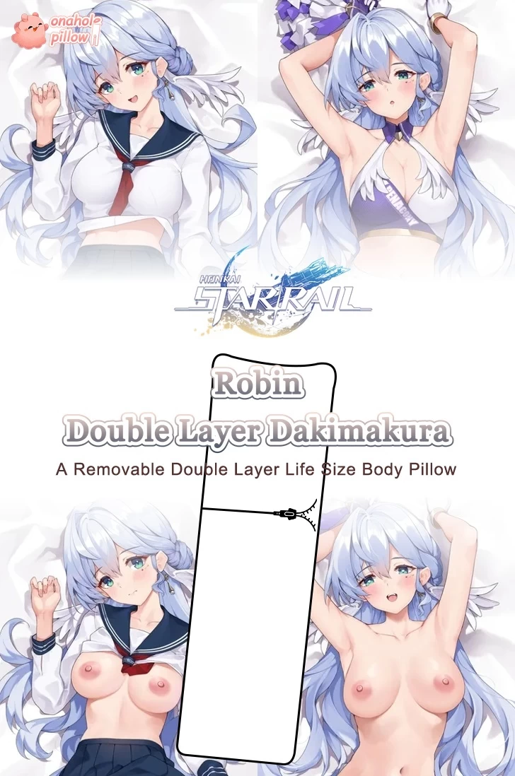 Robin Honkai Star Rail Detachable Double Layer Body Pillow