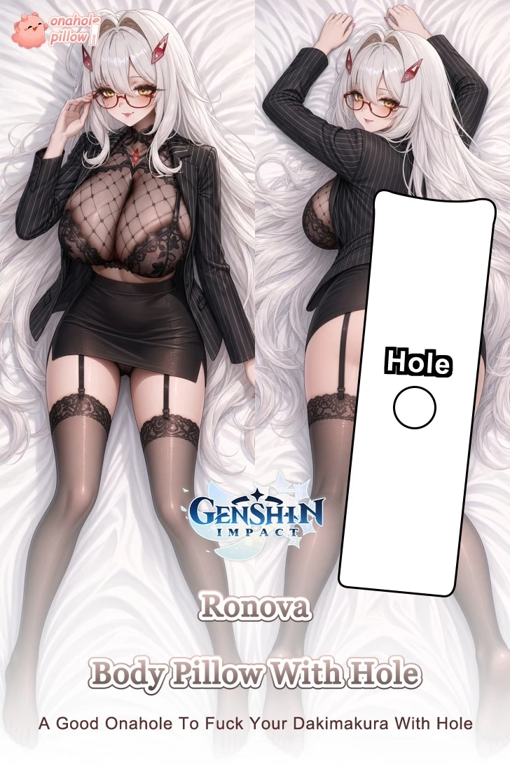 Ronova Genshin Impact Full Body Onahole Pillow with Hole
