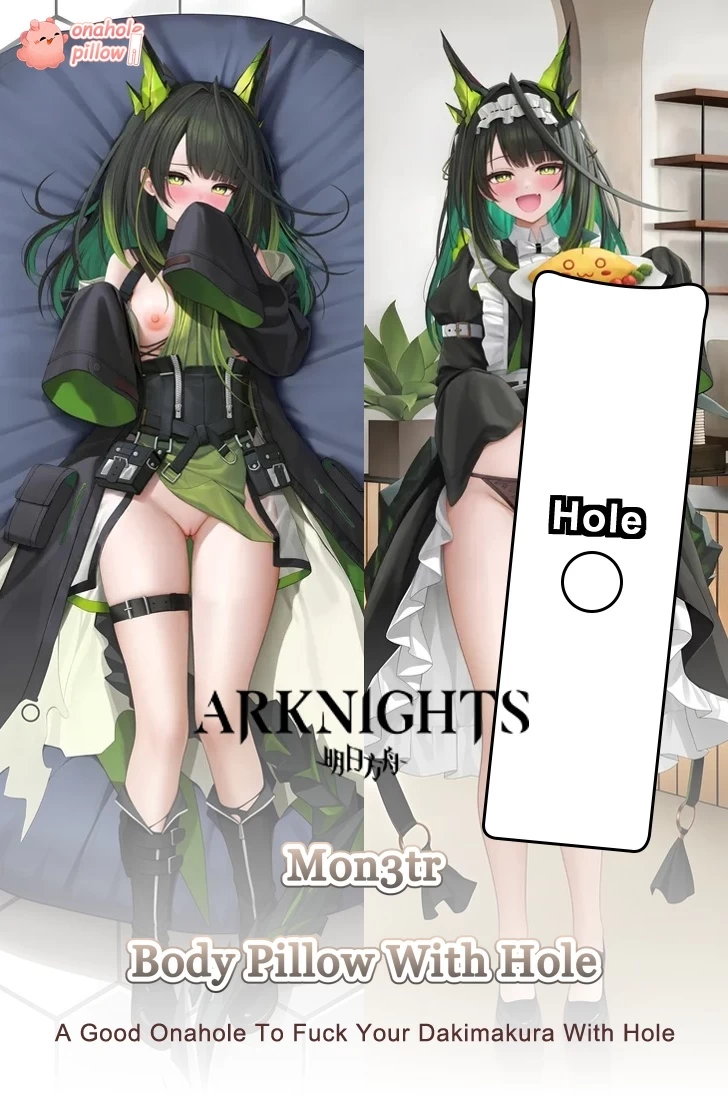 Mon3tr Arknights Full Body Fuckable Dakimakura with Hole