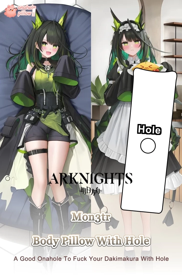 Mon3tr Arknights Full Body Pillow with Onahole Anime Dakimakura