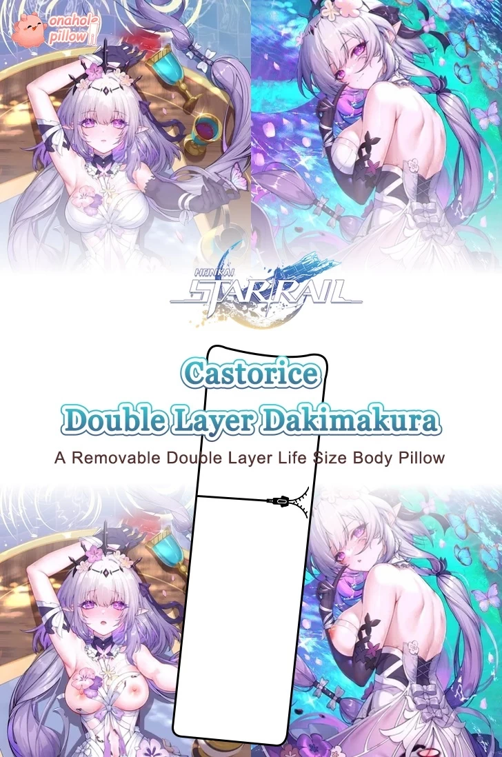 Castorice Honkai Star Rail Detachable Double Layer Body Pillow