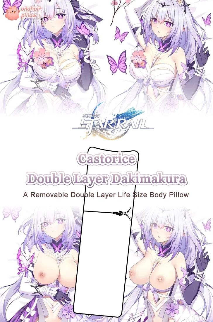 Castorice Honkai Star Rail Detachable Double Layer Body Pillow
