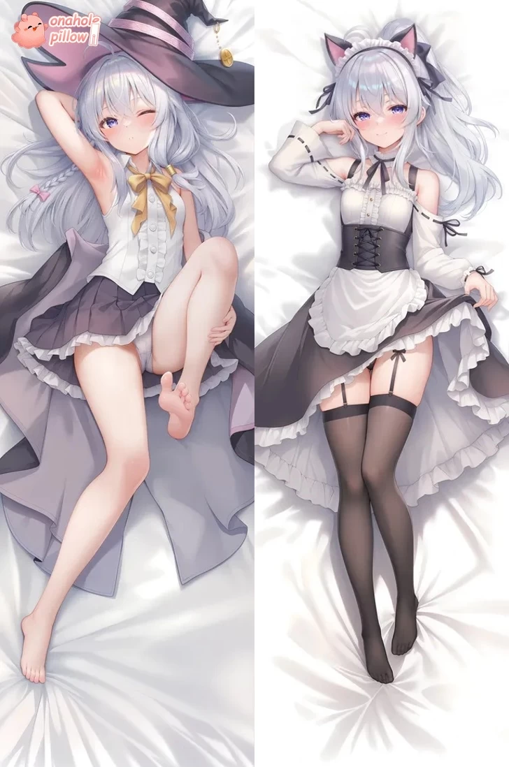 Elaina Wandering Witch Full Body Dakimakura with Onahole