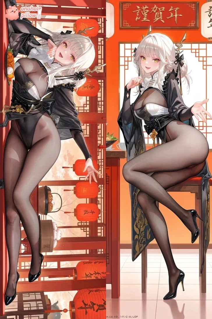 Blanc Goddess of Victory Nikke Full Body Onahole Pillow with Hole