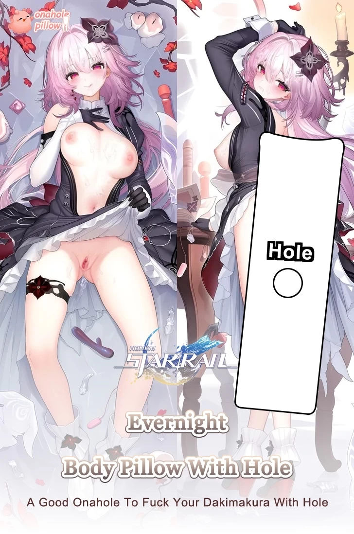 Evernight Honkai Star Rail Full Body Pillow with Onahole Anime Dakimakura
