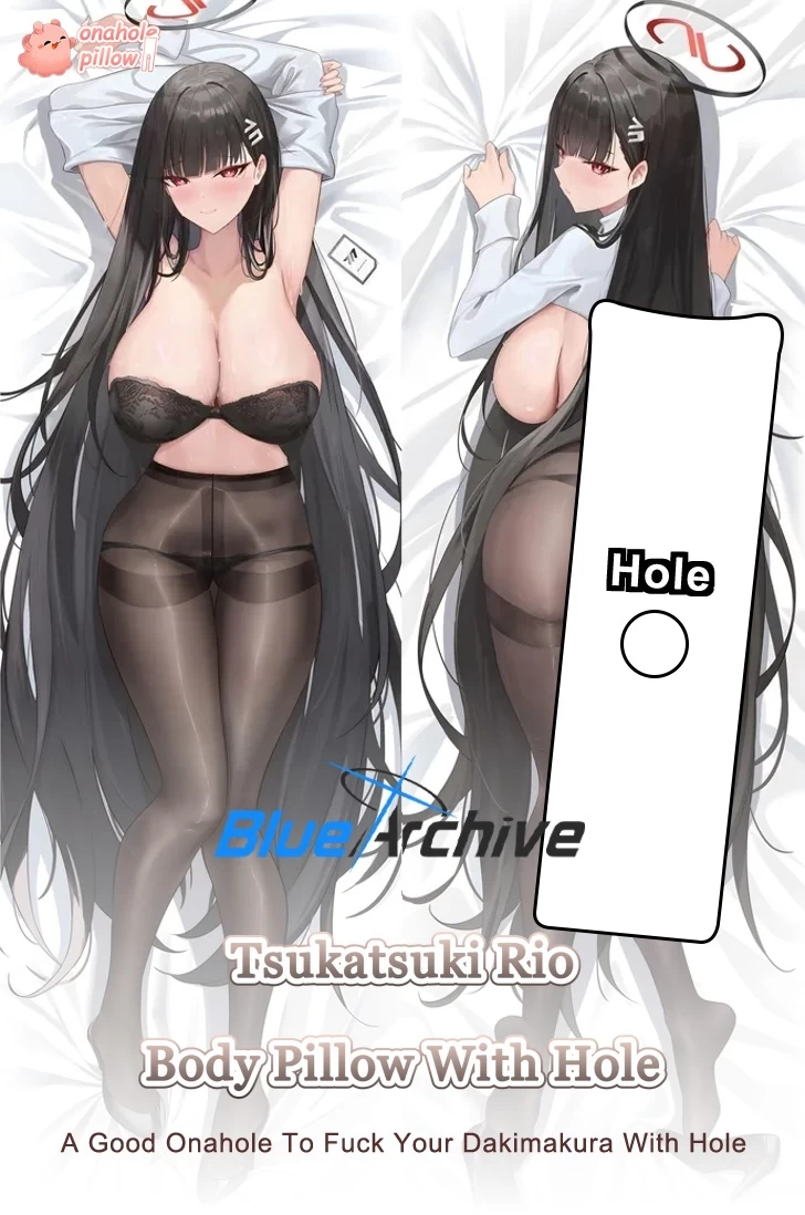 Tsukatsuki Rio Blue Archive Full Body Onahole Body Pillow with Hole
