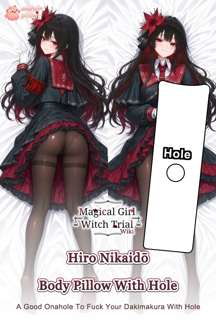 Hiro Nikaidō Magical Girl Witch Trials Full Body Dakimakura Onahole Pillow