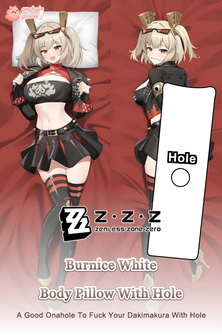 Burnice White Zenless Zone Zero Full Body Pillow with Onahole Anime Dakimakura