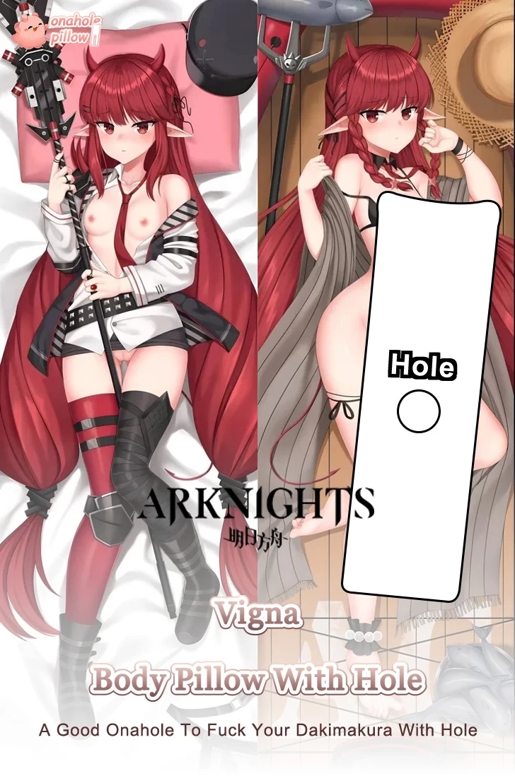 Vigna Arknights Full Body Onahole Pillow with Hole