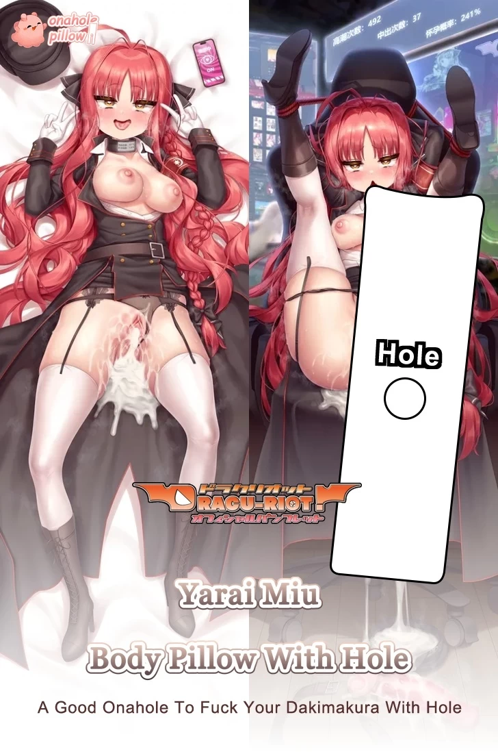 Yarai Miu DRACU RIOT! Full Body Fuckable Dakimakura with Hole