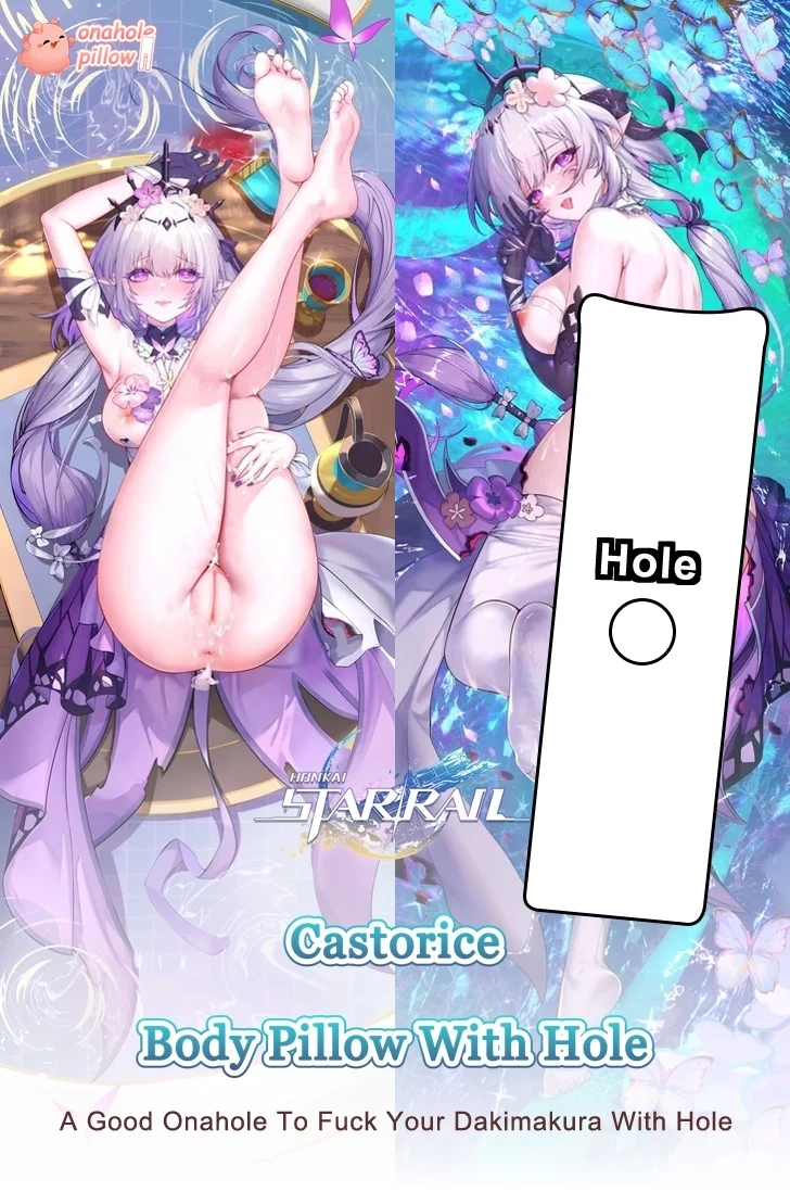 Castorice Honkai Star Rail Full Body Fuckable Dakimakura with Hole