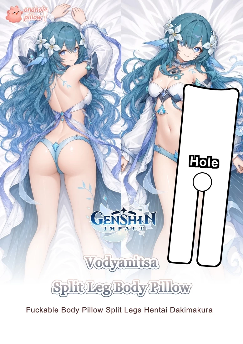 Vodyanitsa Genshin Impact Between Legs Pillow with Hole