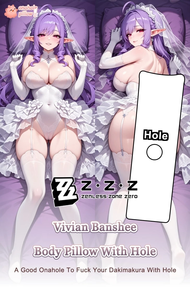 Vivian Banshee Zenless Zone Zero Full Body Pillow with Onahole Anime Dakimakura