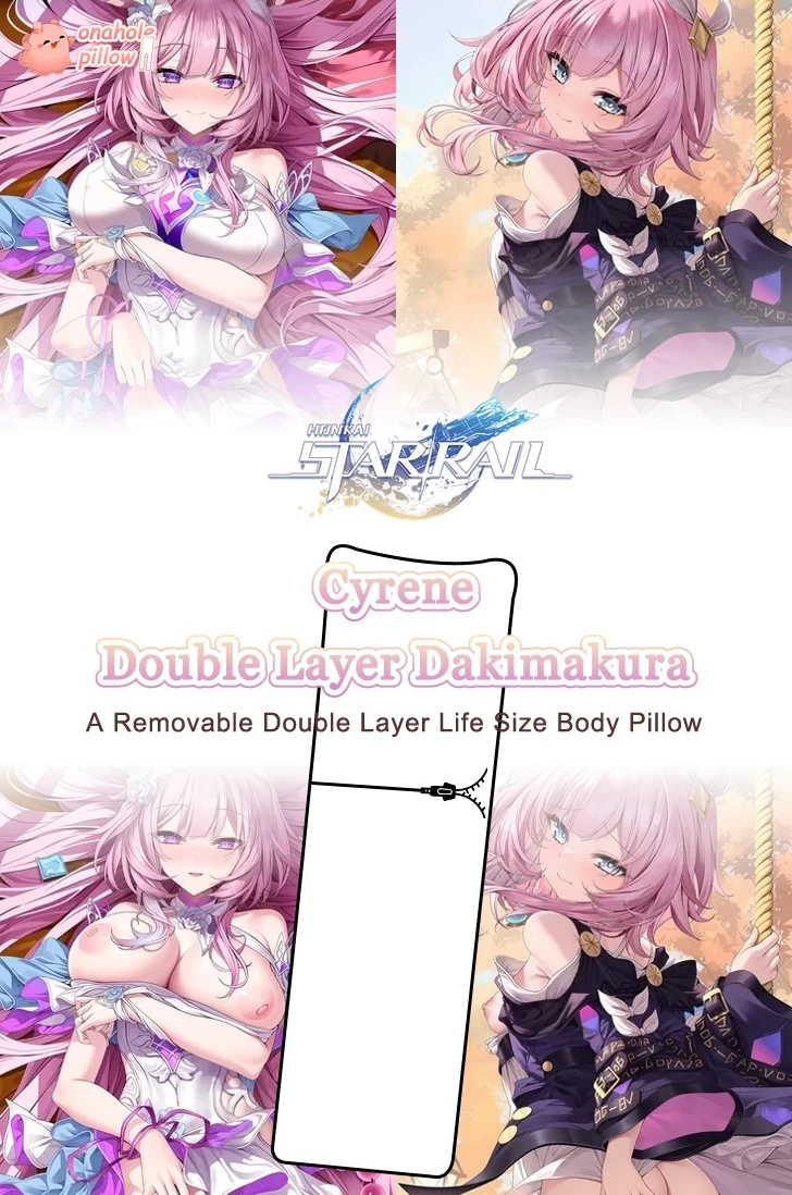 Cyrene Honkai Star Rail Double Layer Reversible Body Pillow