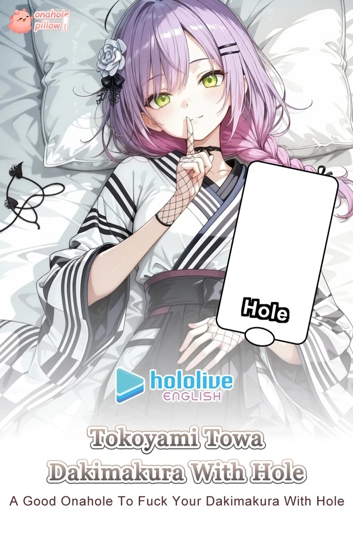 Tokoyami Towa Hololive Half Body Onahole Torso Pillow with Hole