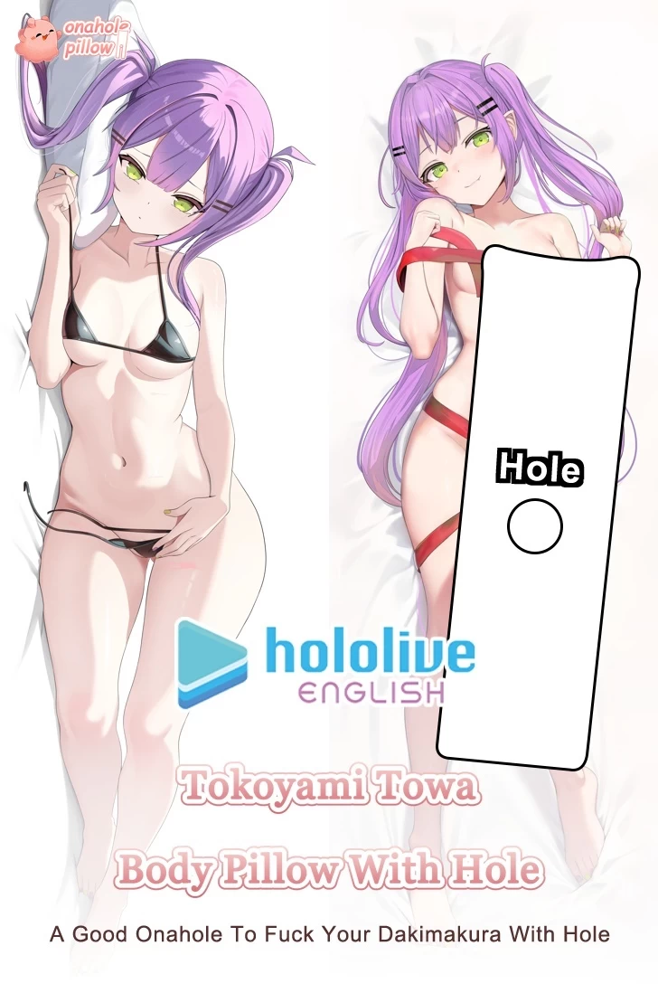 Tokoyami Towa Hololive Full Body Onahole Dakimakura with Hole