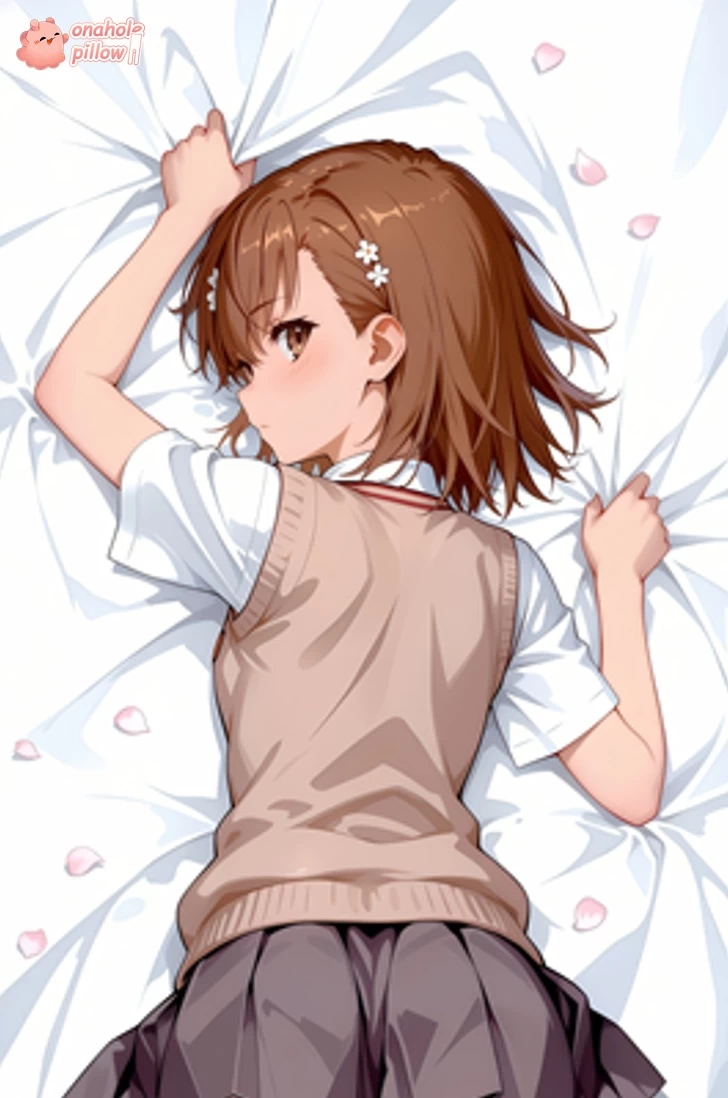 Misaka Mikoto A Certain Scientific Railgun Onahole Half Body Anime Dakimakura
