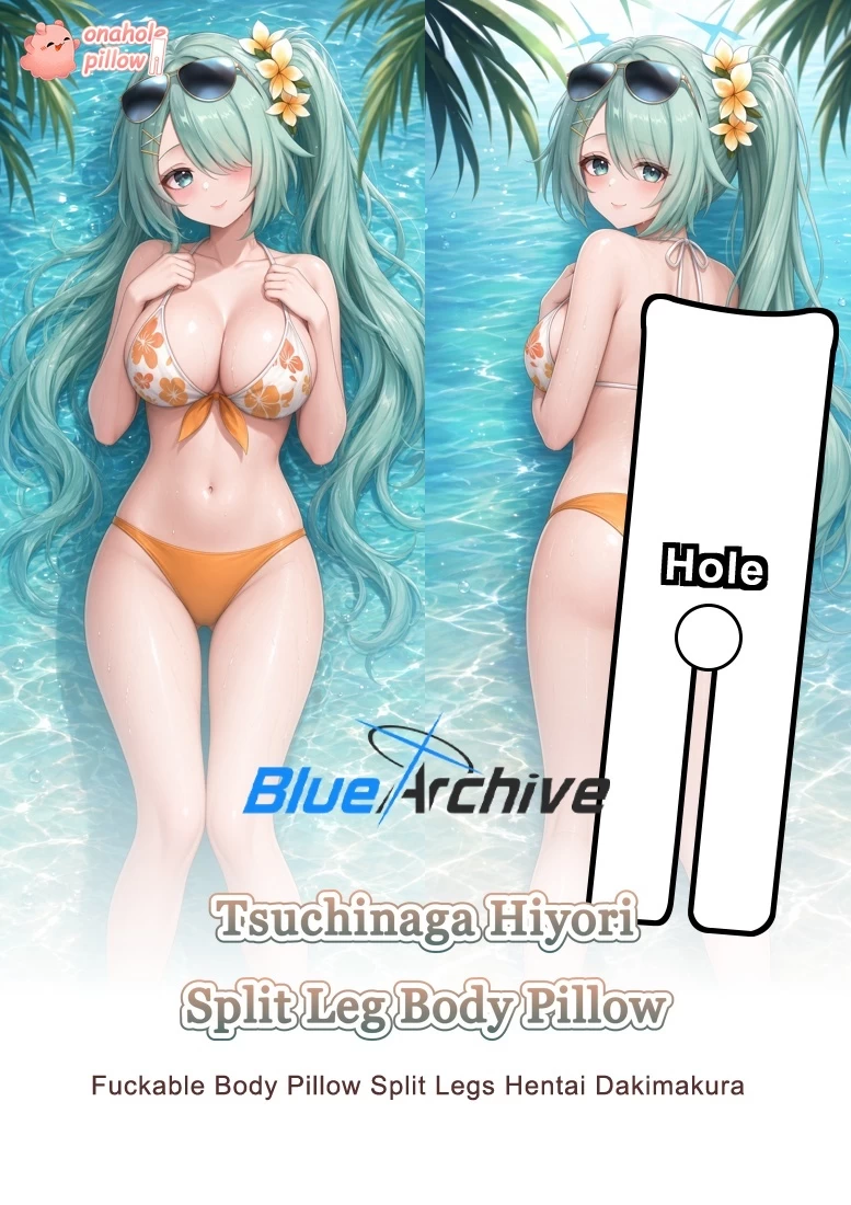 Tsuchinaga Hiyori Blue Archive Split Leg Body Pillow with Hole