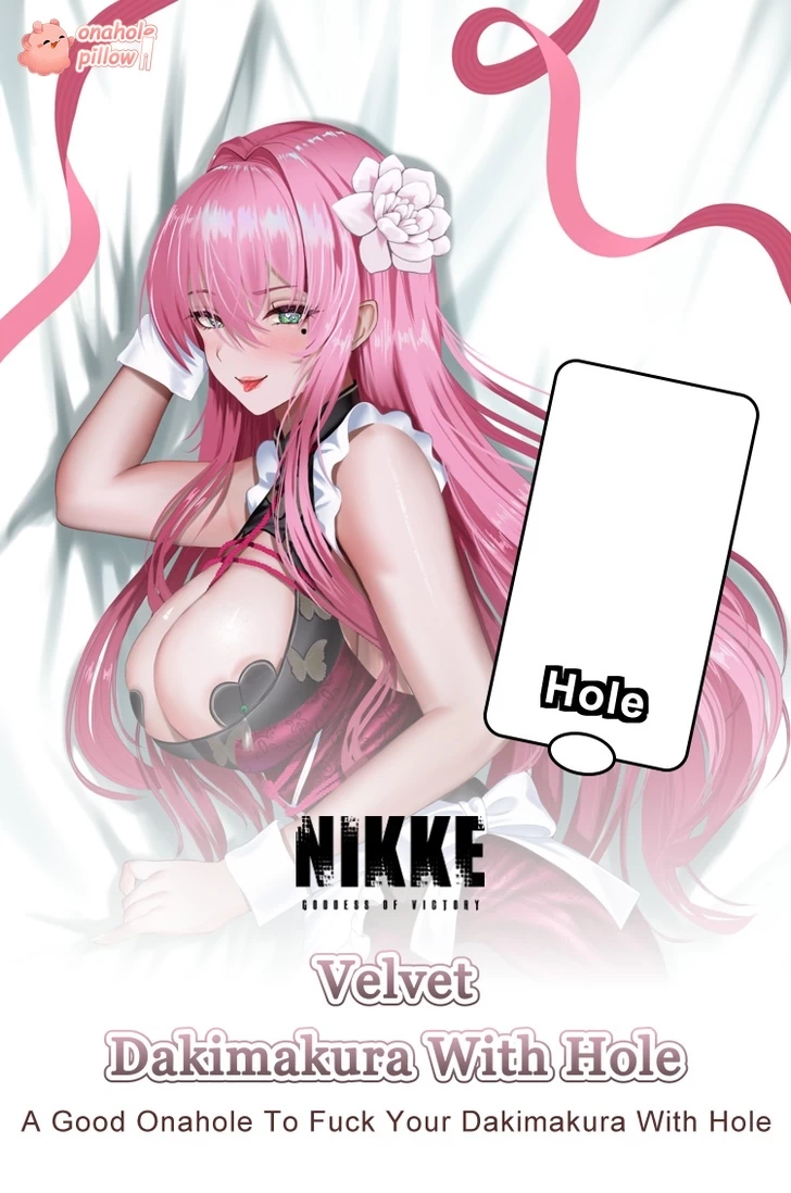 Velvet Goddess of Victory Nikke Half Body Onahole Torso Pillow with Hole