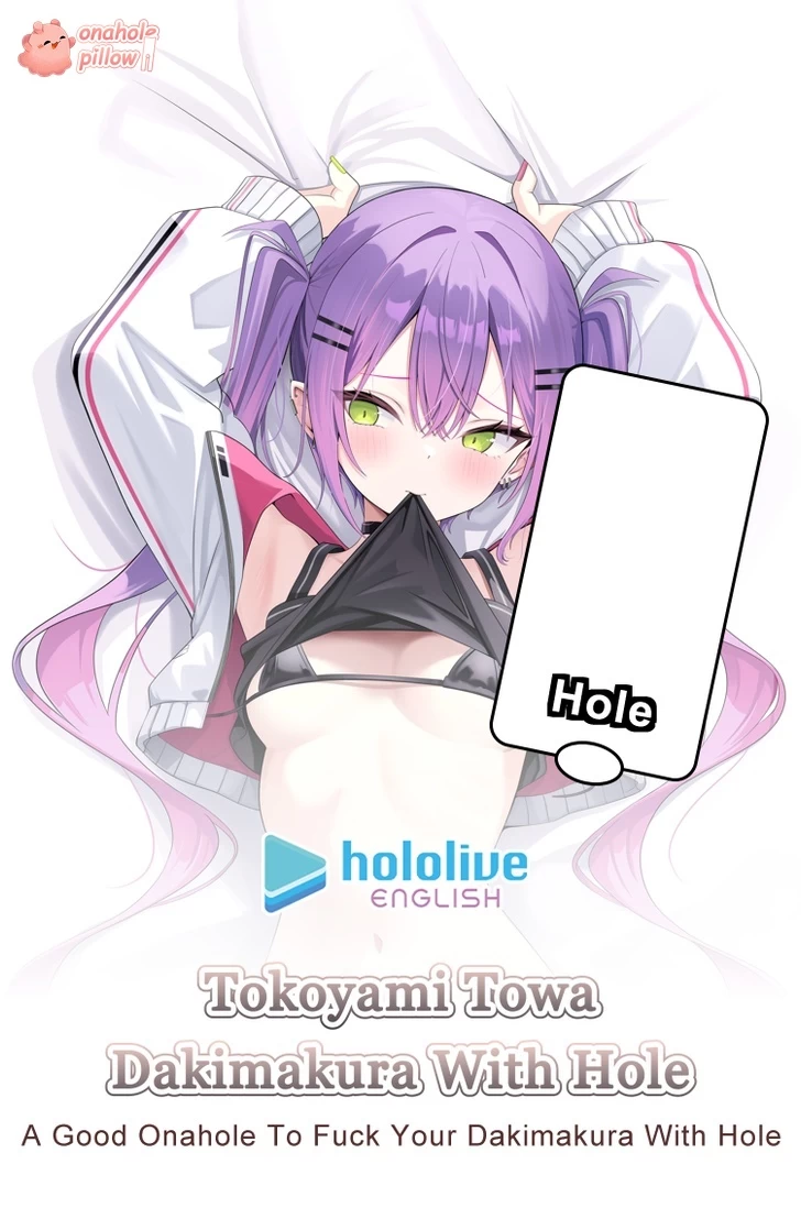 Tokoyami Towa Hololive Half Body Onahole Torso Pillow with Hole