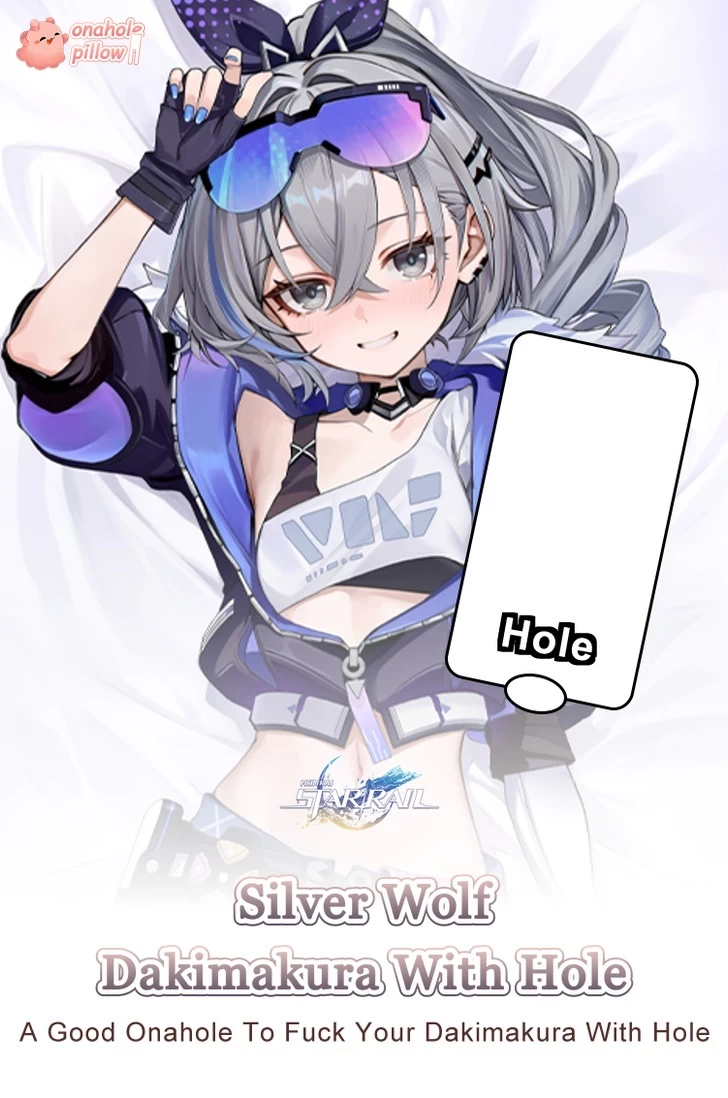 Silver Wolf Honkai Star Rail Half Body Onahole Dakimakura Pillow