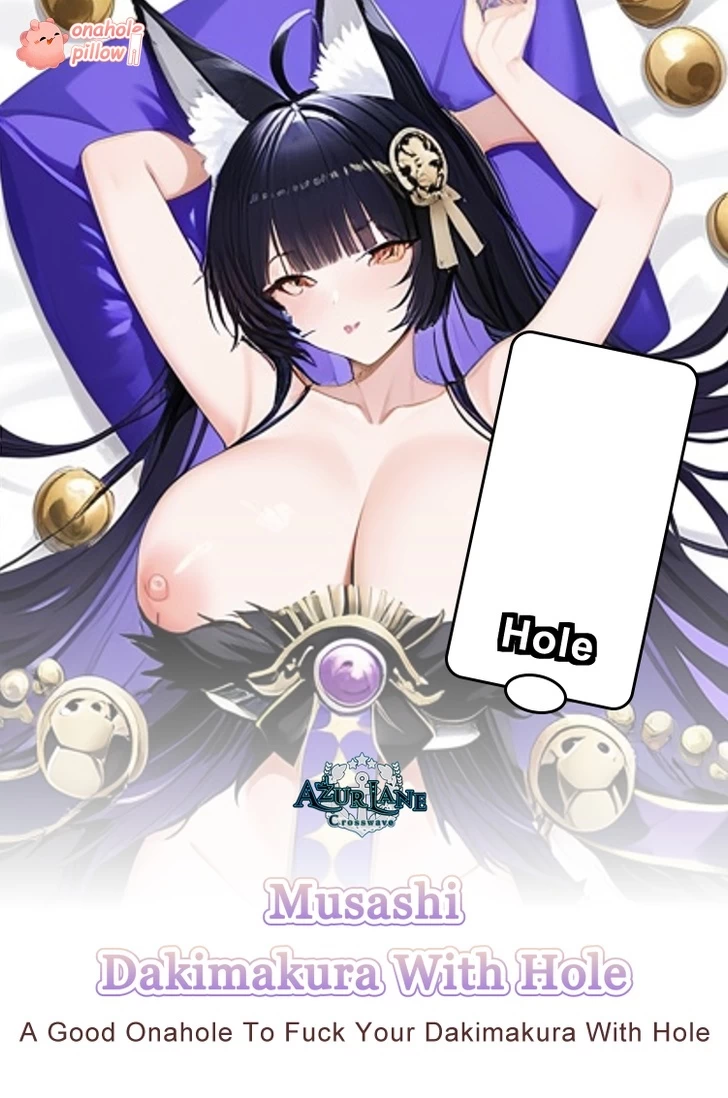 Musashi Azur Lane Onahole Half Body Anime Dakimakura