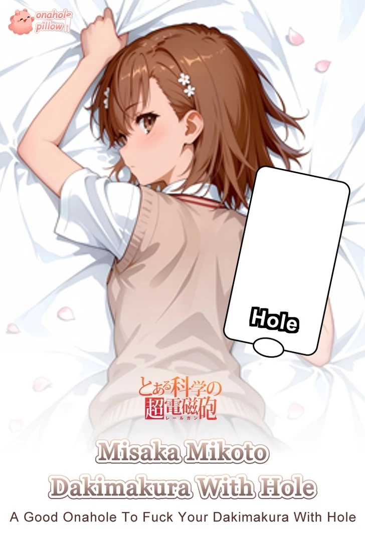 Misaka Mikoto A Certain Scientific Railgun Onahole Half Body Anime Dakimakura