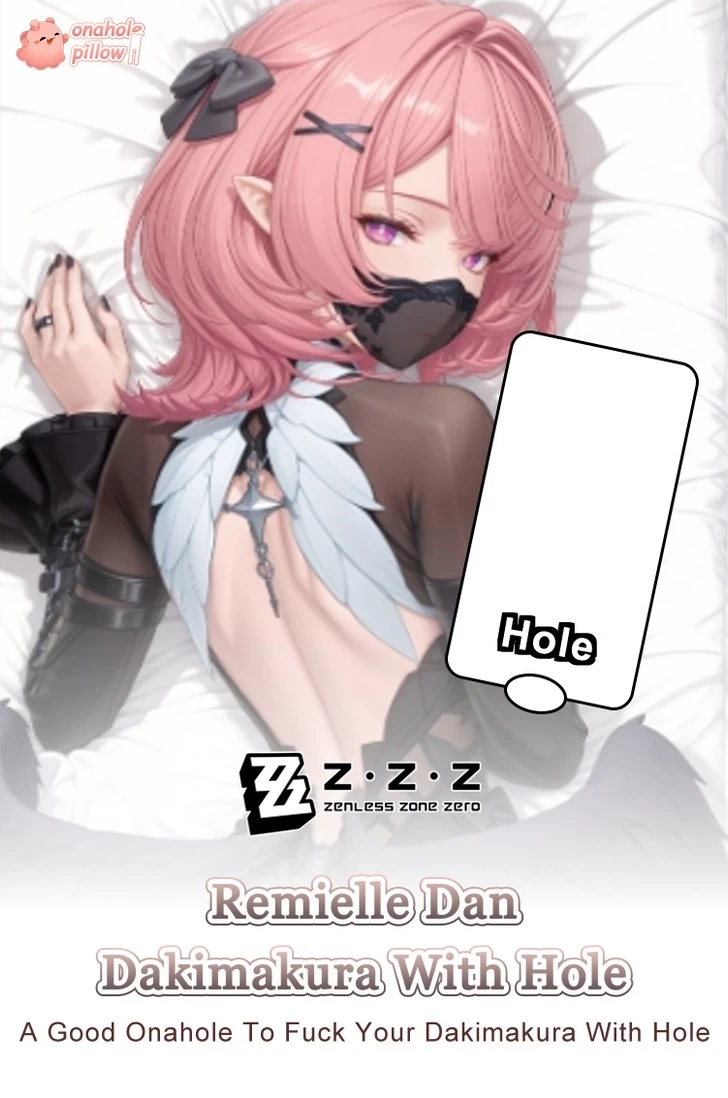 Remielle Dan Zenless Zone Zero Half Body Onahole Torso Pillow with Hole