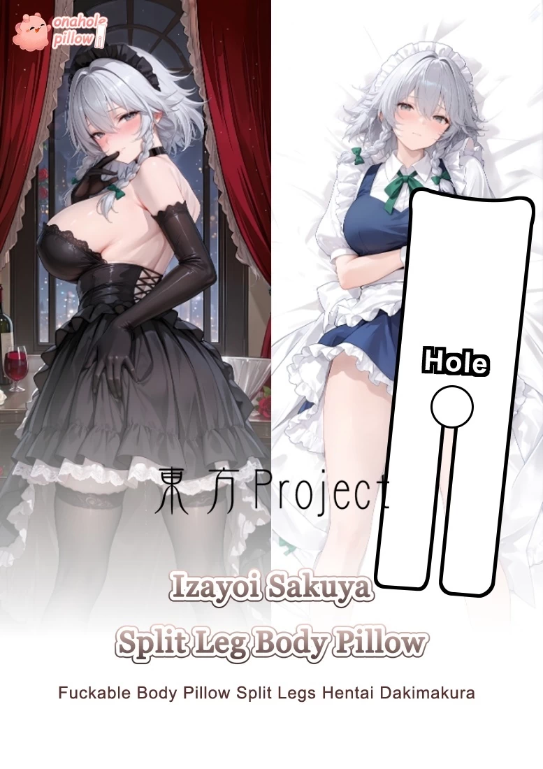 Izayoi Sakuya Touhou Project Split Leg Dakimakura Body Pillow
