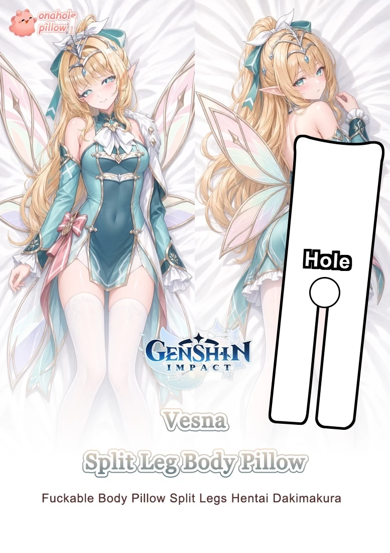 Vesna Genshin Impact Split Leg Pillow Anime Dakimakura