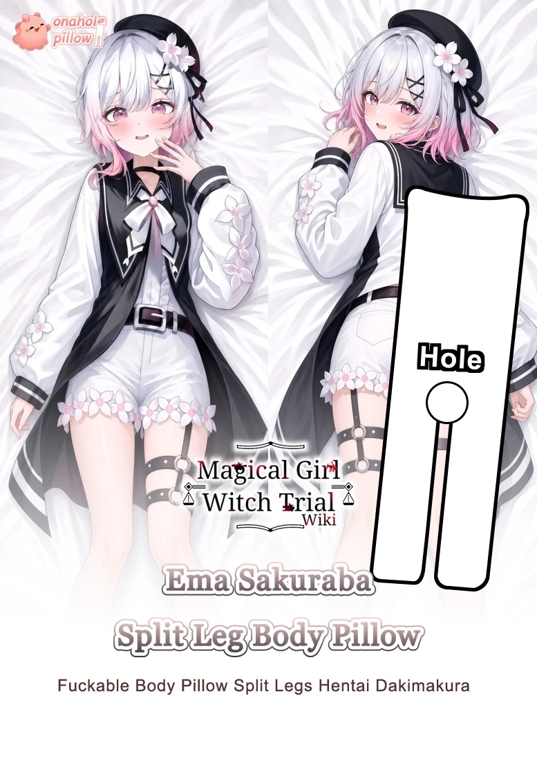 Ema Sakuraba Magical Girl Witch Trials Split Leg Pillow Anime Dakimakura