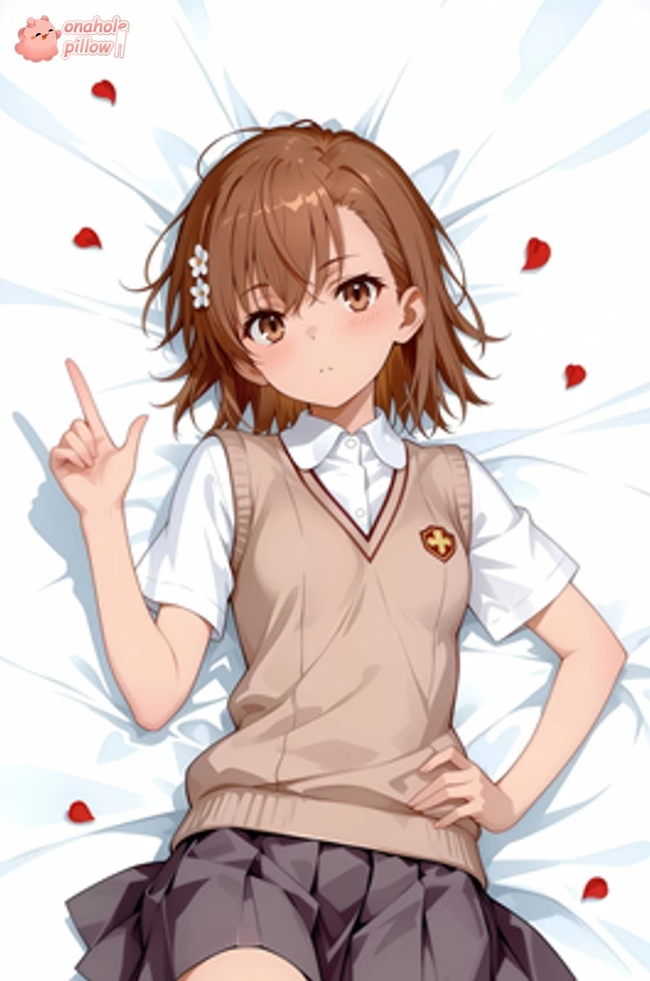 Misaka Mikoto A Certain Scientific Railgun Onahole Half Body Anime Dakimakura
