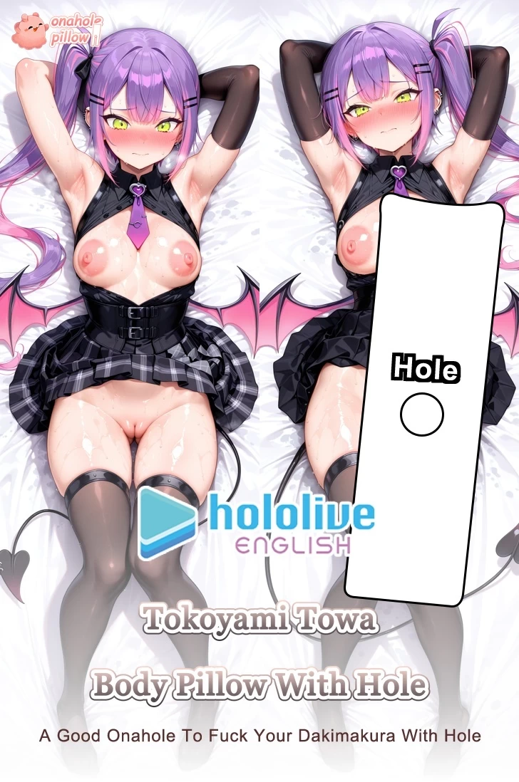 Tokoyami Towa Hololive Full Body Onahole Pillow with Hole