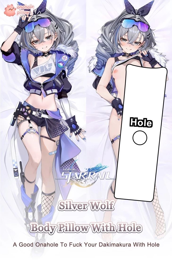 Silver Wolf Honkai Star Rail Full Body Onahole Dakimakura with Hole